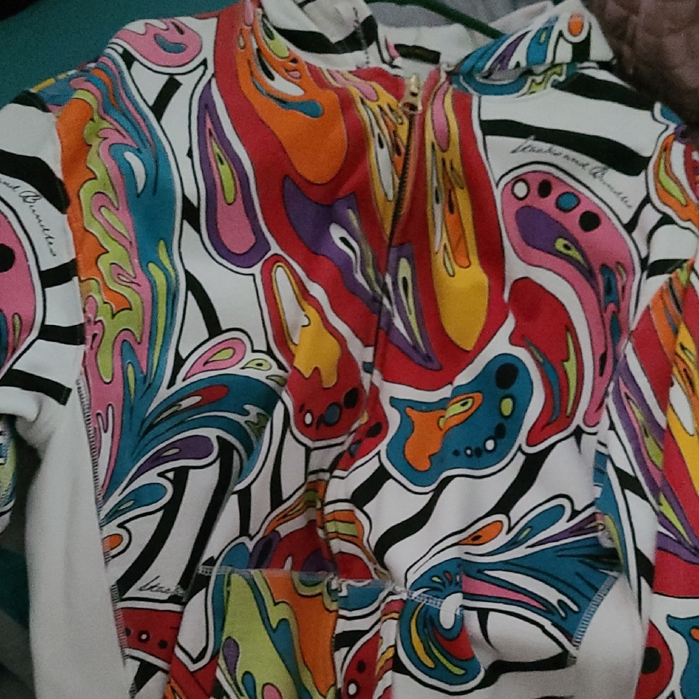 Colorful Abstract Patterned Jacket
